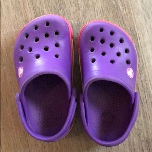Croc Clogs Toddler Purple